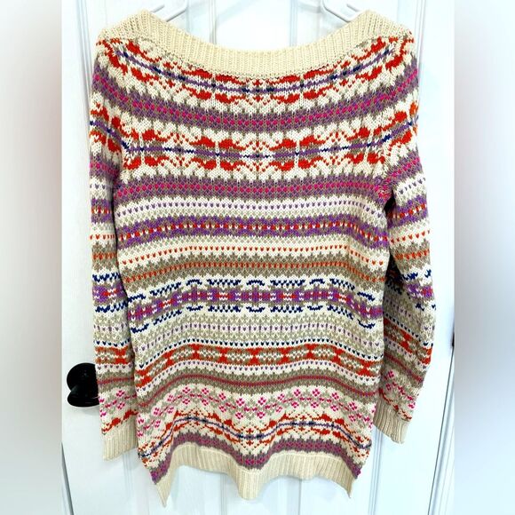 LAUREN Ralph Lauren Fair Isle Southwest Aztec Tunic Sweater Women’s Size M - Picture 2 of 7